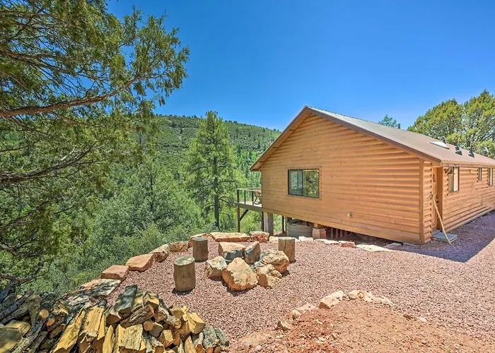 Holiday home Deck & Mogollon Rim Views: Secluded *