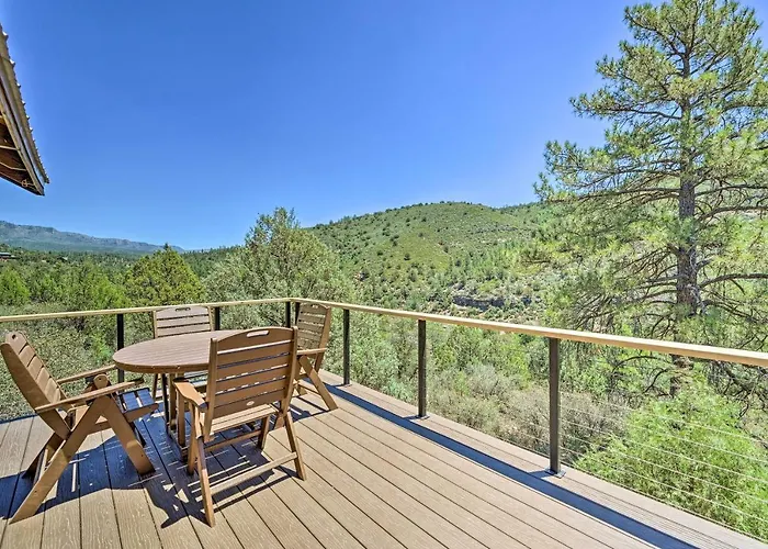 Deck & Mogollon Rim Views: Secluded Payson
